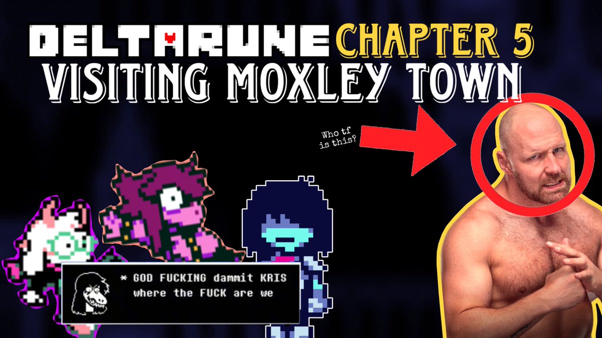 MrOrtiz18's tweet photo. Deltarune Chapter 5 Funny Moments: Visting Moxley Town
https://t.co/91w5O14qNK https://t.co/eaAAmdBILa