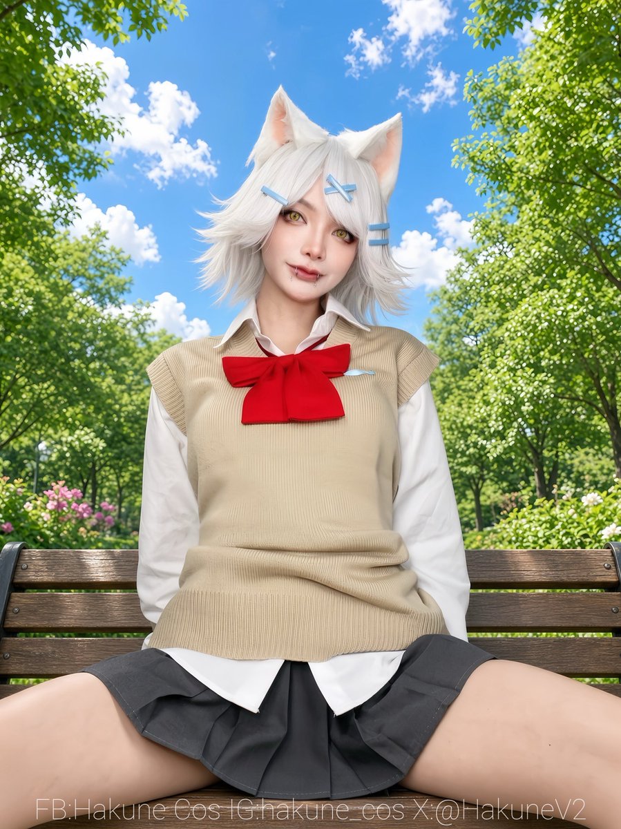 HakuneV2's tweet photo. แหะ แหะ คอสชายแต่งหญิงสนุกจัง
น่ารักขนาดนี้ ใครจะทนไหว💢

Shunran | Chainsmoker Cat
#YaniNeko  #ヤニねこ https://t.co/3MvVBkMDCv