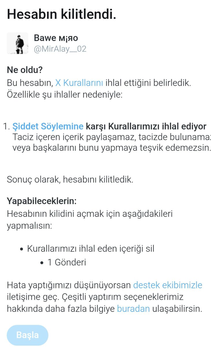 MirAlay__02's tweet photo. HESAP KİTLENDİ
İtciler boş durmuyor, organize bir sekilde 400 küsur takipçili küçücük hesabımı şikayet etmişler 😀
Acizsiniz lan.
Beslediğiniz it kadar bile beyniniz yok. Çocuklar açken, itleri beslenmenize ve itler üzerinden servet devşirmenize tahammülüm yok #köpekci #itler https://t.co/OoEgKfjpWs