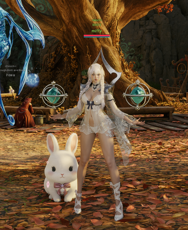 mffify's tweet photo. aion is fun and awesome and look at my cute bunny hi hiiii https://t.co/EVLT42KvvD