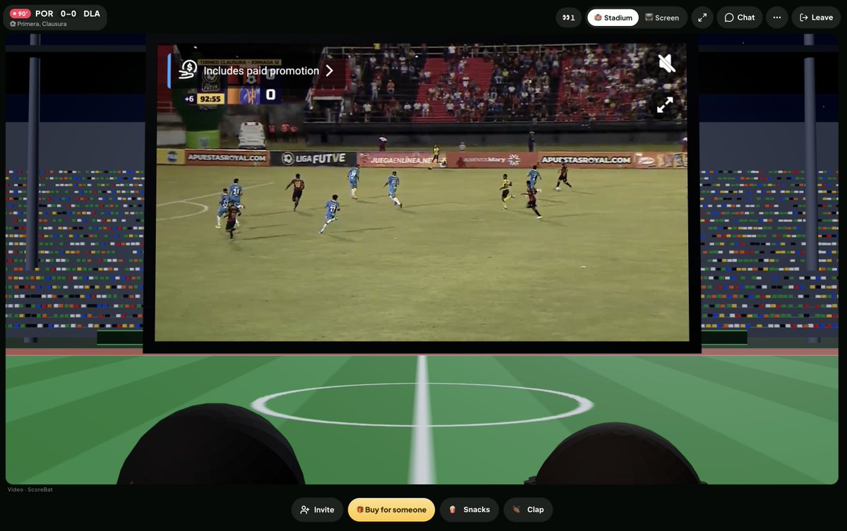 Shalom_HeyEliy's tweet photo. The Stadium is OPEN 🏟️⚽

Real football, LIVE, inside Lagos Life.

Take your seat, grab your popcorn 🍿 and watch the match on the big screen while the whole of Lagos argues in the chat beside you 🗣️

When it’s a GOAL, the stadium shakes 🎉

Bring your guys 👉 https://t.co/rgbBXNf7Dt #lagoslife