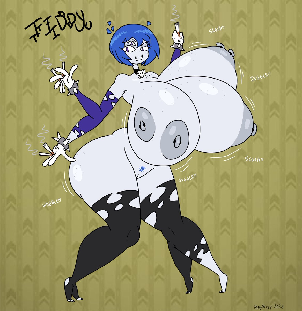 MegaBippy's tweet photo. Halloween Pic #1: Still Life Tiddy

"It's like describing a big titty goth toon to someone who's never seen one and then asking them to draw her." https://t.co/YILB5lzokn