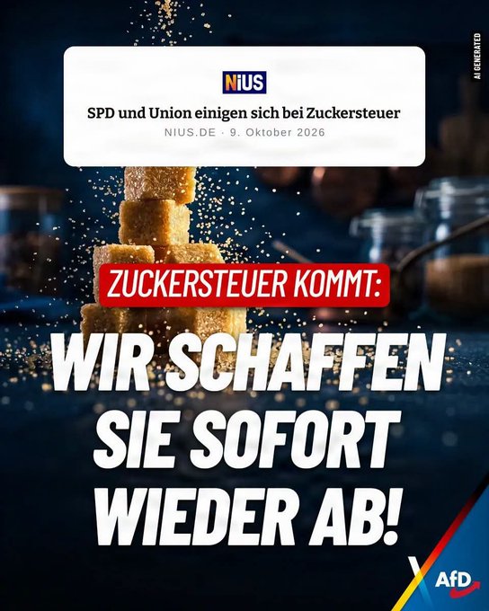 Earth_Salvage's tweet photo. Deshalb: Nur noch AfD 💙💙💙 https://t.co/J3LUatThOw