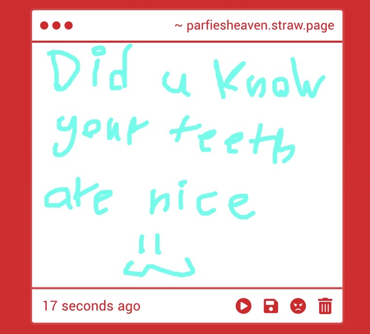 parfiesfx's tweet photo. thanks I have braces https://t.co/alTYpx95dm