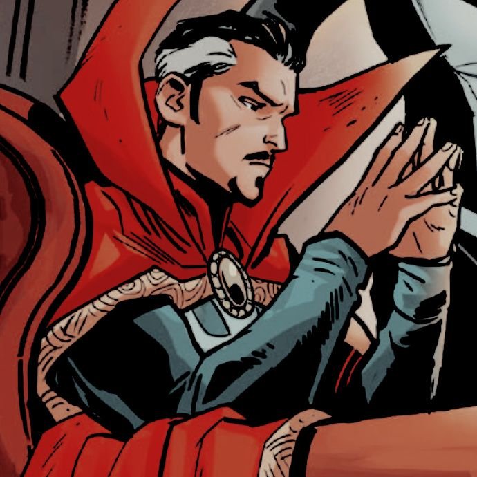 Nilaangels's tweet photo. How long is Marvel going to use Strange as a stepping stone to boost a certain character? 🤡 https://t.co/sbjDj3Mt4n