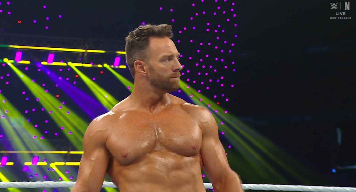 wrestlelamia's tweet photo. LA Knight. 

- Proves he can be in the main event 
- Consistently over for the last three years 
- Consistently confident on the mic with promos
- Huge merch seller
- Looks like a Champion
- A Full Timer

What are we missing here? Probably one of the most baffling decisions to not put the title on him, not just now but easily in the last two years.

#MITB