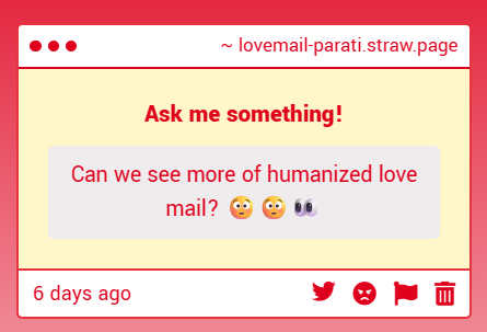 lovemail_parati's tweet photo. Yess ~! https://t.co/m0mK2h6Y6F