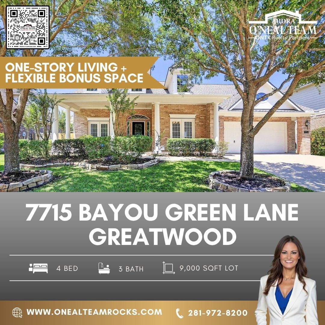 audraoneal's tweet photo. ONE-STORY LIVING + FLEXIBLE BONUS SPACE!
This 4-bedroom, 3-bath home in Greatwood Forest checks all the boxes! ❤️
📞 Call/Text: 281-972-8200
#AudraONealTeam #SellingHomesBuildingDreams #ONTXRealtyPartners #Greatwood #SugarLandRealEstate #HoustonRealEstate https://t.co/p7LiCNbsa4