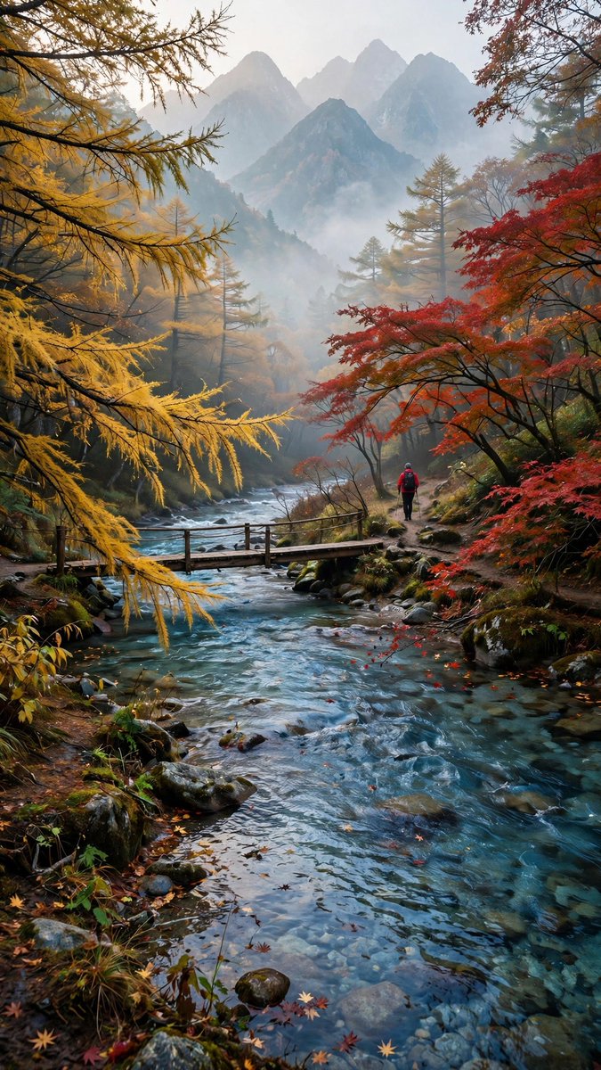 Natureframe_5's tweet photo. 朝の霧の中で、穂高連峰がこんなに美しく見えるなんて。
📍 Kamikochi, Nagano, Japan 🇯🇵 https://t.co/Y7NgJH7PVc