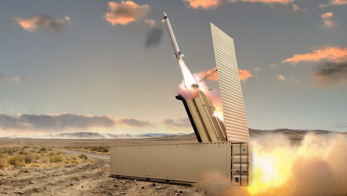 NatSecLedger's tweet photo. As I’d hoped, Lockheed’s Lower Tier Future Interceptor (LT-FI) candidate, PAC-3 Edge, looks closer to THAAD in size than to the much larger boosted SM-6 or SM-3. That should still allow 4, 6 or 8 missiles to be packaged into the Army’s current Patriot and planned multi-domain launchers (CAML and Containerized PAC-3). The larger H2K interceptor should be able to take full advantage of the expanded coverage LTAMDS provides.

As @BreakingDefense details 👇, PAC-3 Edge uses a Northrop Grumman triple-pulse solid rocket motor and a next-gen seeker Lockheed developed in-house. That breaks from the Boeing and L3Harris (Aerojet) supply base Lockheed has relied on for decades on its PAC-3 program. 
(📸Lockheed Martin)