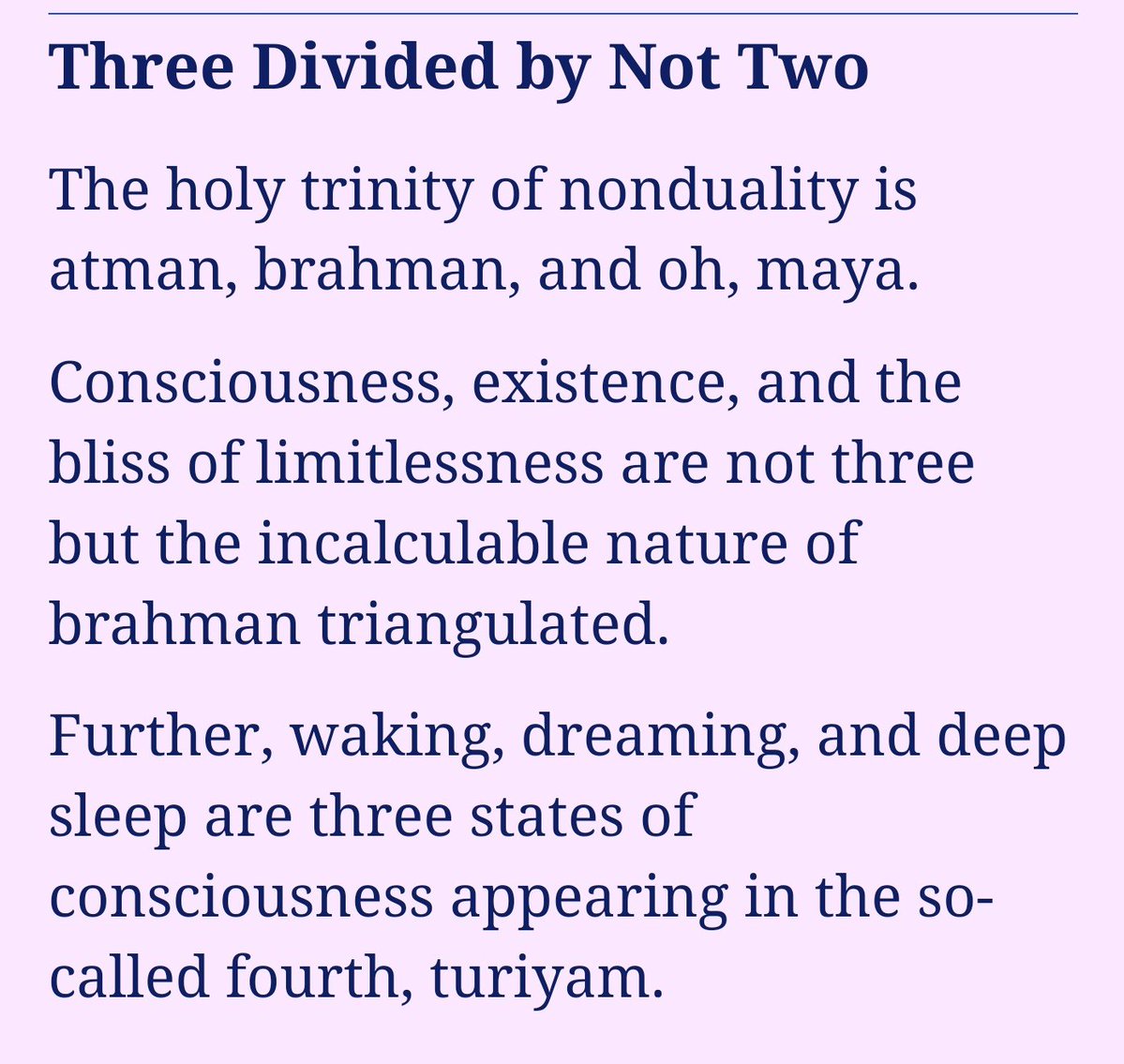 aumdadananda's tweet photo. Three Divided by Not Two https://t.co/XUMOOqxBvd