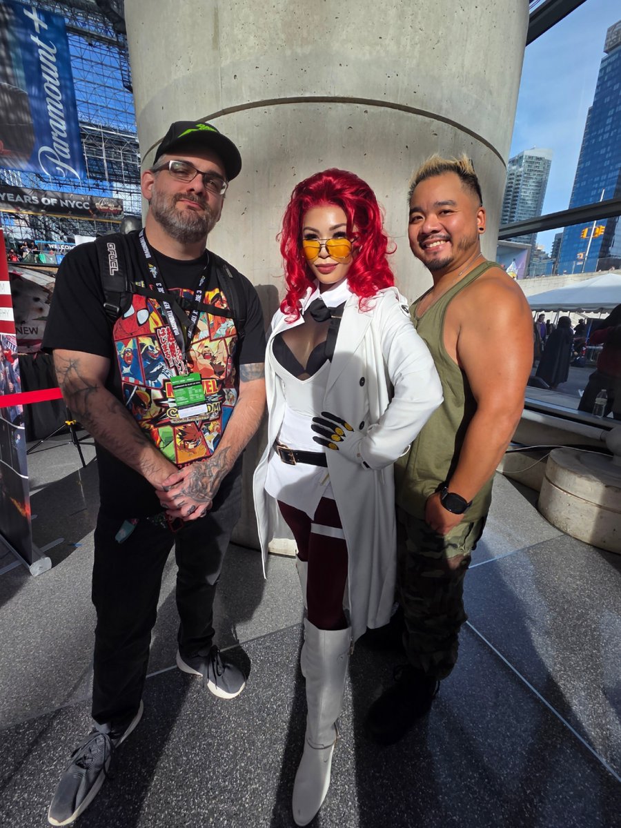 KatsReckless's tweet photo. New York Comic Con with the Greatest ✨️✨️✨️

Crimson Viper- Me
Yasmine- @maweezyRN
Ingrid- @Marmaidpearls
Guile- @demaznspikes

@StreetFighter 
@NY_Comic_Con
#Streetfighter６ https://t.co/YLZNxK3y3Y