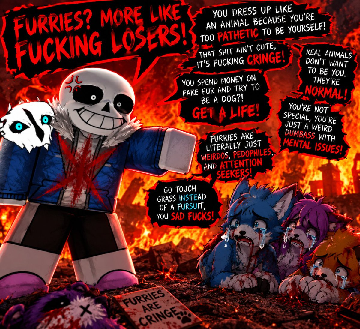 Memerrrr111's tweet photo. Me Roasting furries Roblox https://t.co/rRhLvlZdvH https://t.co/MiFItUqQJB