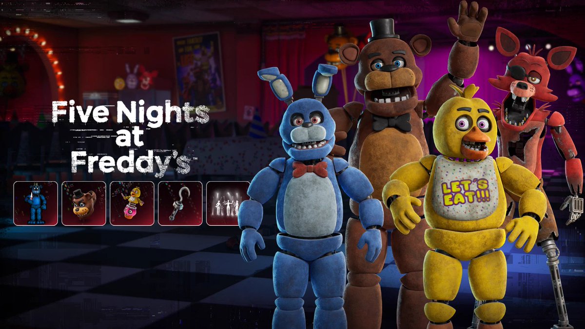 LinkenMcIntosh's tweet photo. been torn on whether or not I wanted to do this but... 

Five Nights at Freddy's Bundle Giveaway!! 👀🎉
1 winner with 2 runner ups!
pretty quick giveaway since I'm starting later into FNM and feel like everyone who wanted it has already gotten it but  this ends on October 12!
1/2 https://t.co/ybs19fBys9