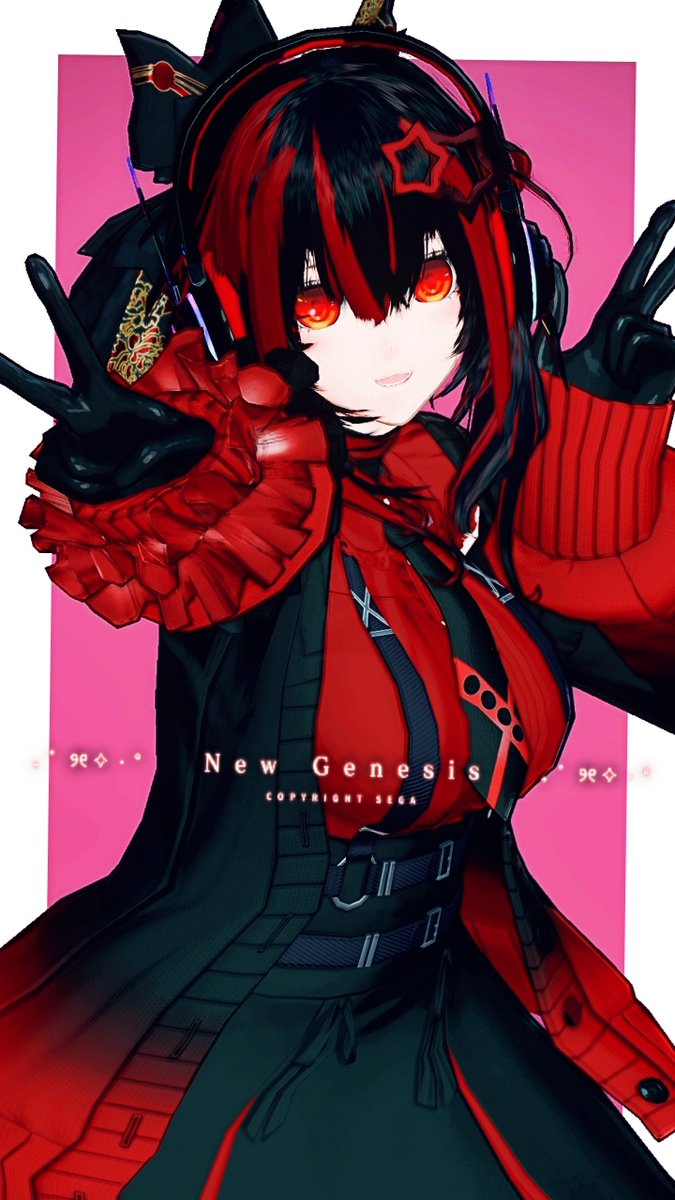 Shiki_PSO2ship2's tweet photo. ハルファスクールポーズで(✌* ॑꒳ ॑*)✌
#PSO2NGS #時雨ロゴ https://t.co/h1G26xvzLe