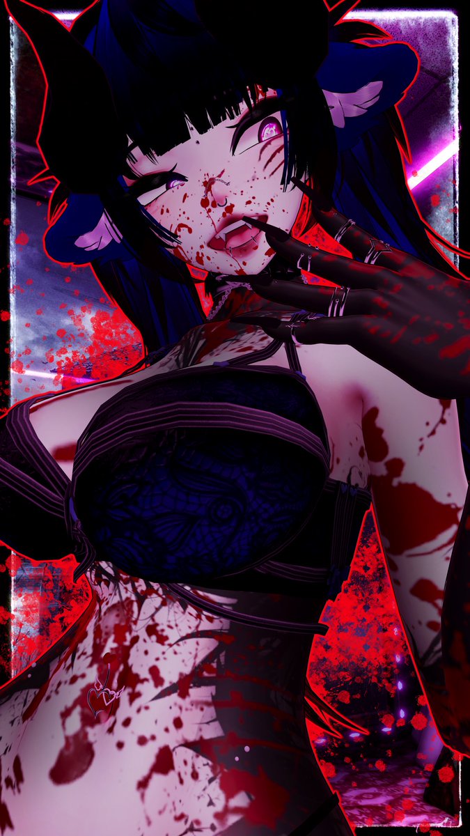 chrisjulian0's tweet photo. She’s sweet but a psycho. 🩸🔪

Yumi by @BleachedVR Coming Soon!

#vrchat #vrc #vrchatavatar #VRChatPhotographer https://t.co/yG9K48EWpw