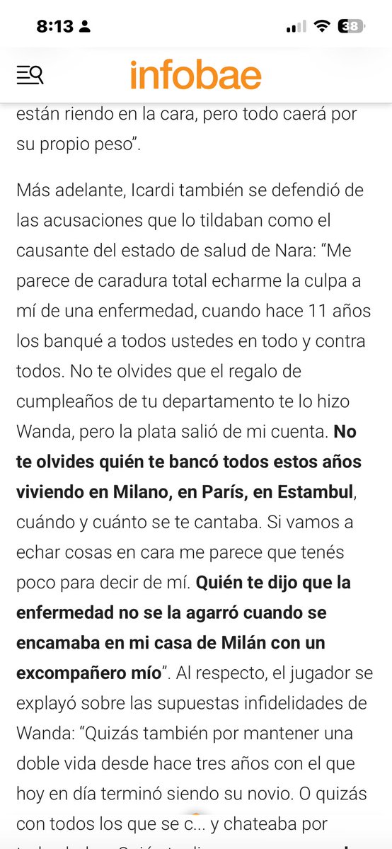 5pfq15's tweet photo. Se acuerdan que Mauro le escribió en un chat filtrado que el departamento lo
compró el? https://t.co/xc9RUahzBG