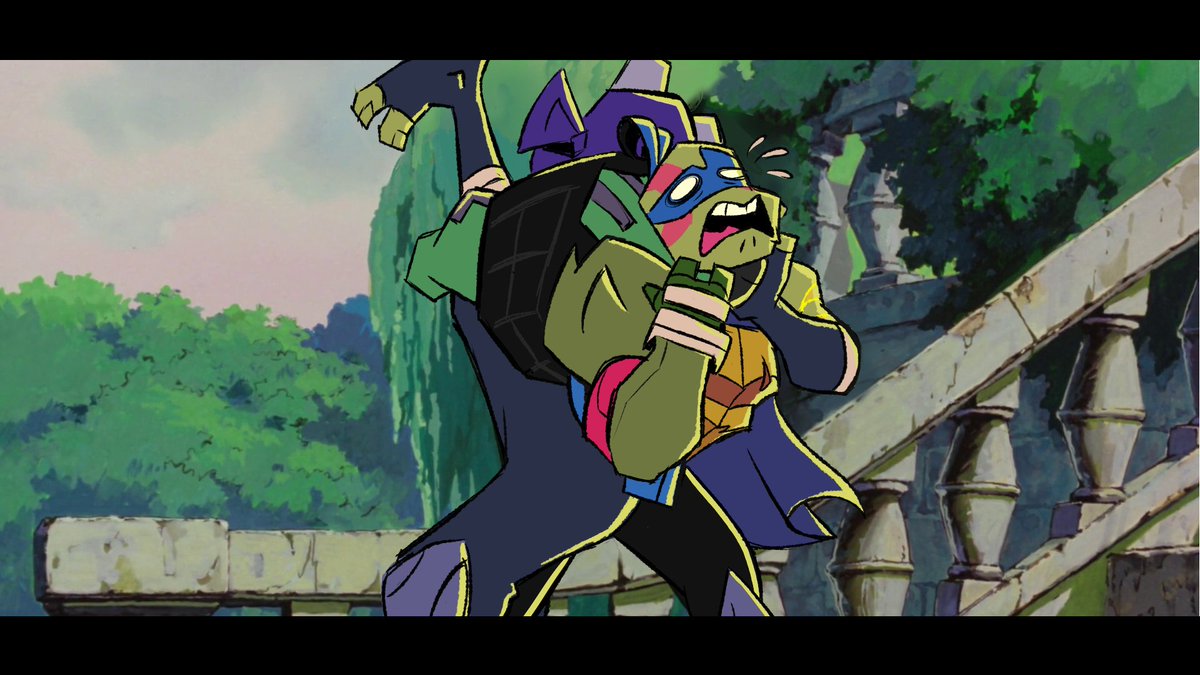 emichen88's tweet photo. When the Disaster Twins weren't right about who was going to die first.

Finally finished this fun idea with @ambersonic96 @PowerAuerArt 

#rottmnt #magma #disastertwins #lupin https://t.co/PFmvS0u91q