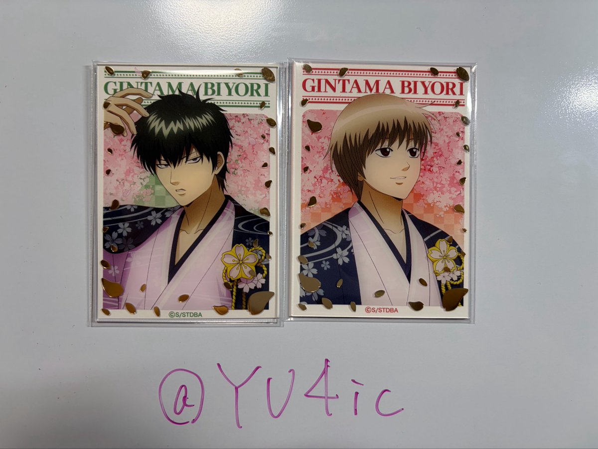 YU4ic's tweet photo. 【交換】銀魂　銀魂日和　アクリルカード

譲：画像1(土方十四郎、沖田総悟)

求：画像2(神威>神楽)

郵送交換
おまとめの方優先

検索からでもお気軽にお声掛けください https://t.co/YmH4Rtpi2T