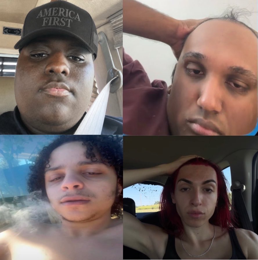 SlimeKrewTM's tweet photo. the niggas you’re left with when the mutual friend leaves the group https://t.co/SqvRywweGu