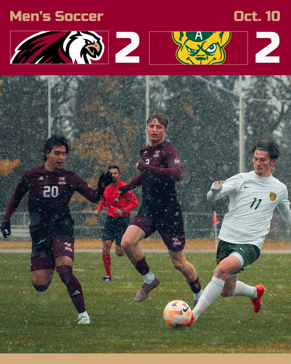 MacEwanGriffins's tweet photo. M⚽️| FINAL
Felix Guité's brace leads @GriffinsMSOC to a hard-fought draw with #YEG rival @BearsandPandas on a day of inclement weather at Foote Field. Stay tuned for a recap.
#GriffNation
📸 Tristan Vallee
BOXSCORE➡️https://t.co/CBvtOQ6bfe https://t.co/xHhw0zYA71