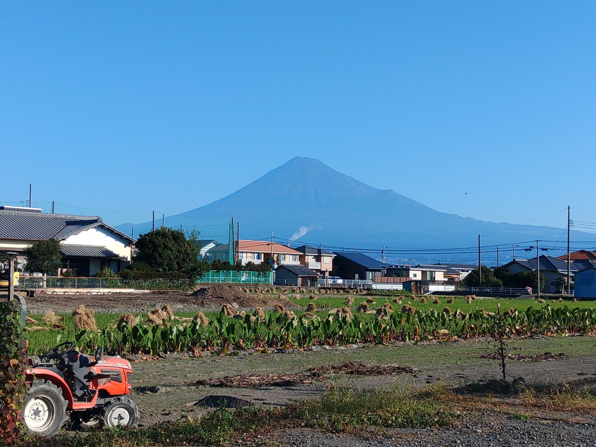 utako_amarillo's tweet photo. おはよう富士山 https://t.co/XuvdkVnJZB