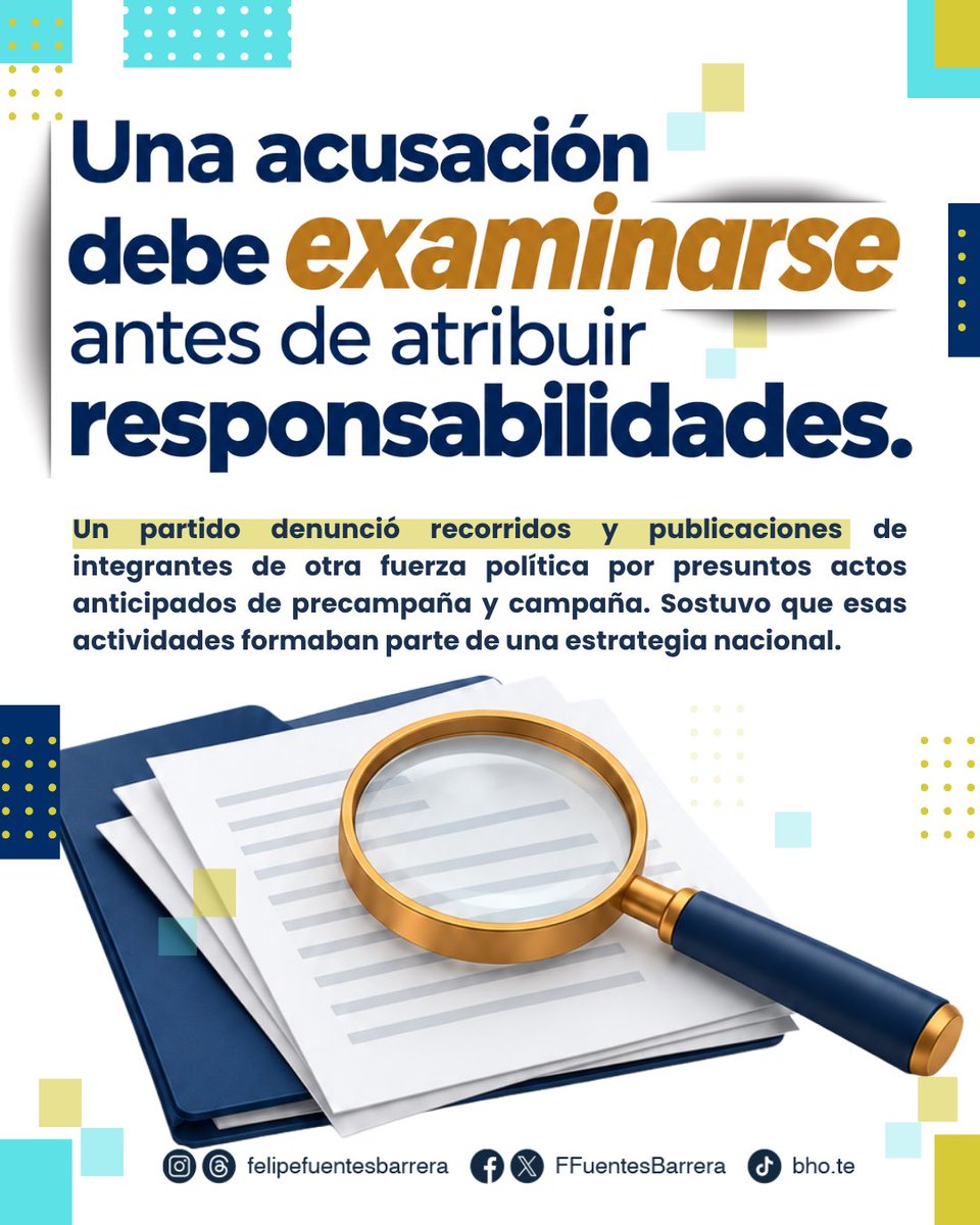 FFuentesBarrera's tweet photo. #SentenciaTEPJF || Remitir una denuncia a la autoridad competente para investigarla no equivale a absolver.
#JusticiaElectoral #TEPJF #TribunalCercano https://t.co/IAoF6Hpqpu