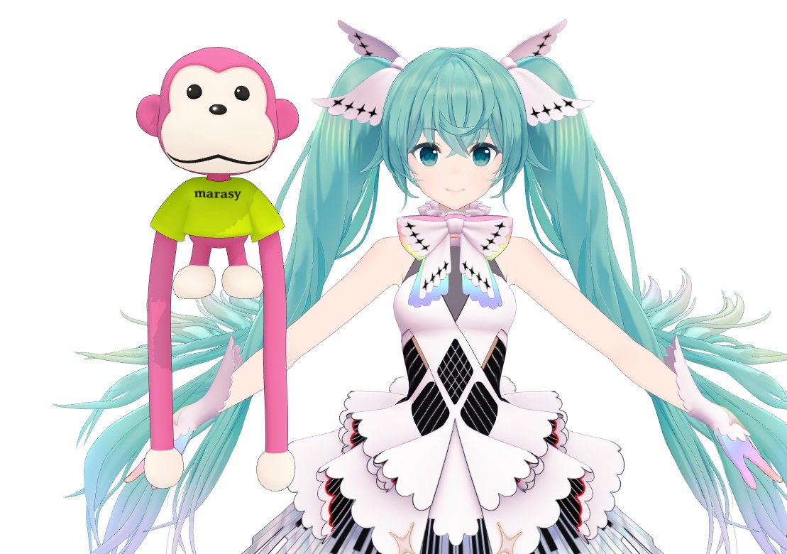 ginjishi's tweet photo. 初音ミクシンフォニー 
2026-2027
Melodies on the Keys

初音ミクシンフォニー2026横浜・大阪公演の司会：初音ミク衣装３Dモデルと、まらしぃさんの３Dモデル制作を担当させていただきました！

#初音ミクシンフォニー 
#初音ミクシンフォニー開演 https://t.co/l6zeqWSL29