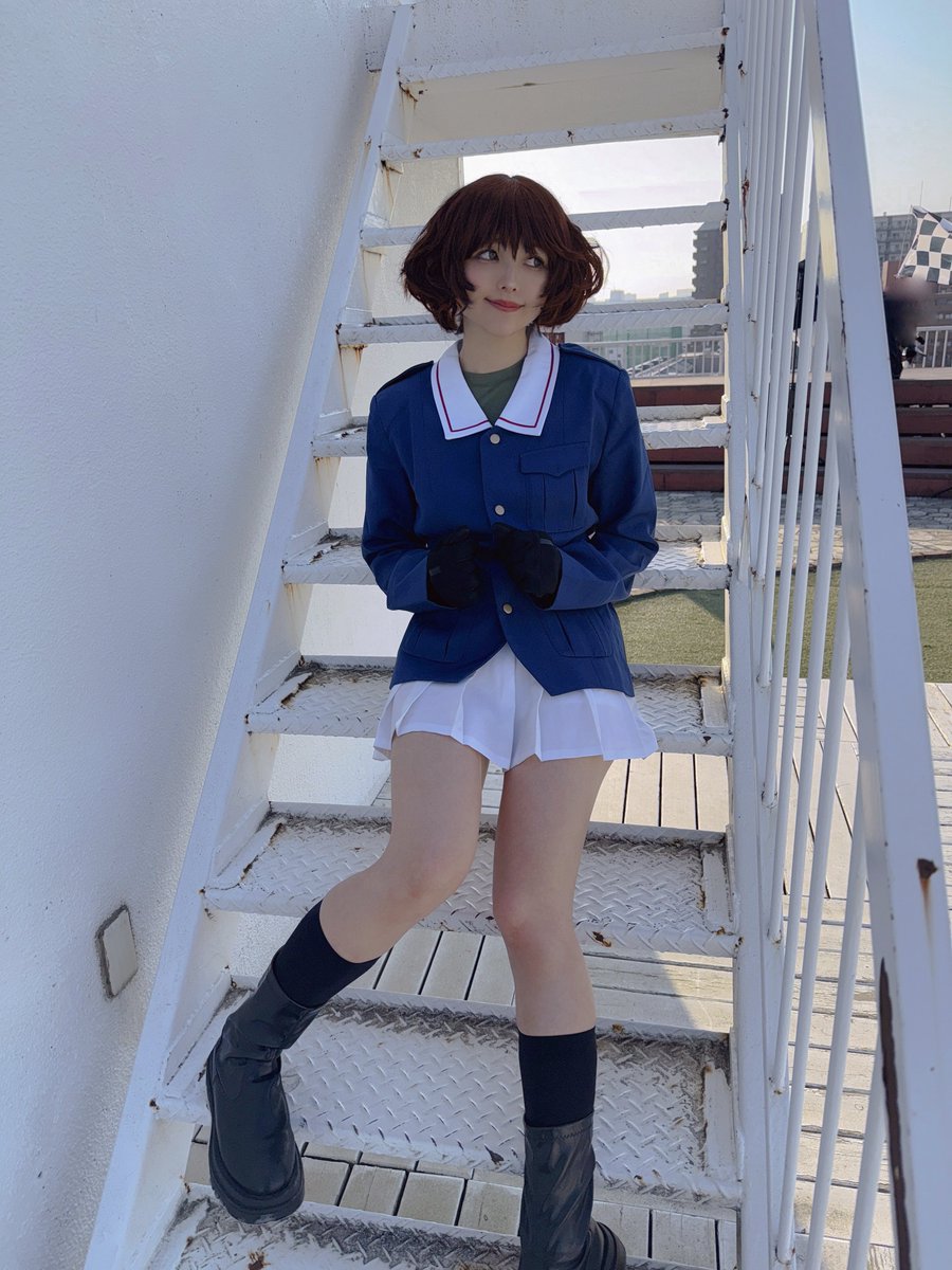 pinkukitoumei's tweet photo. Akiyama.

#ガルパンはいいぞ
#cosplay https://t.co/d7mAZl1Se6