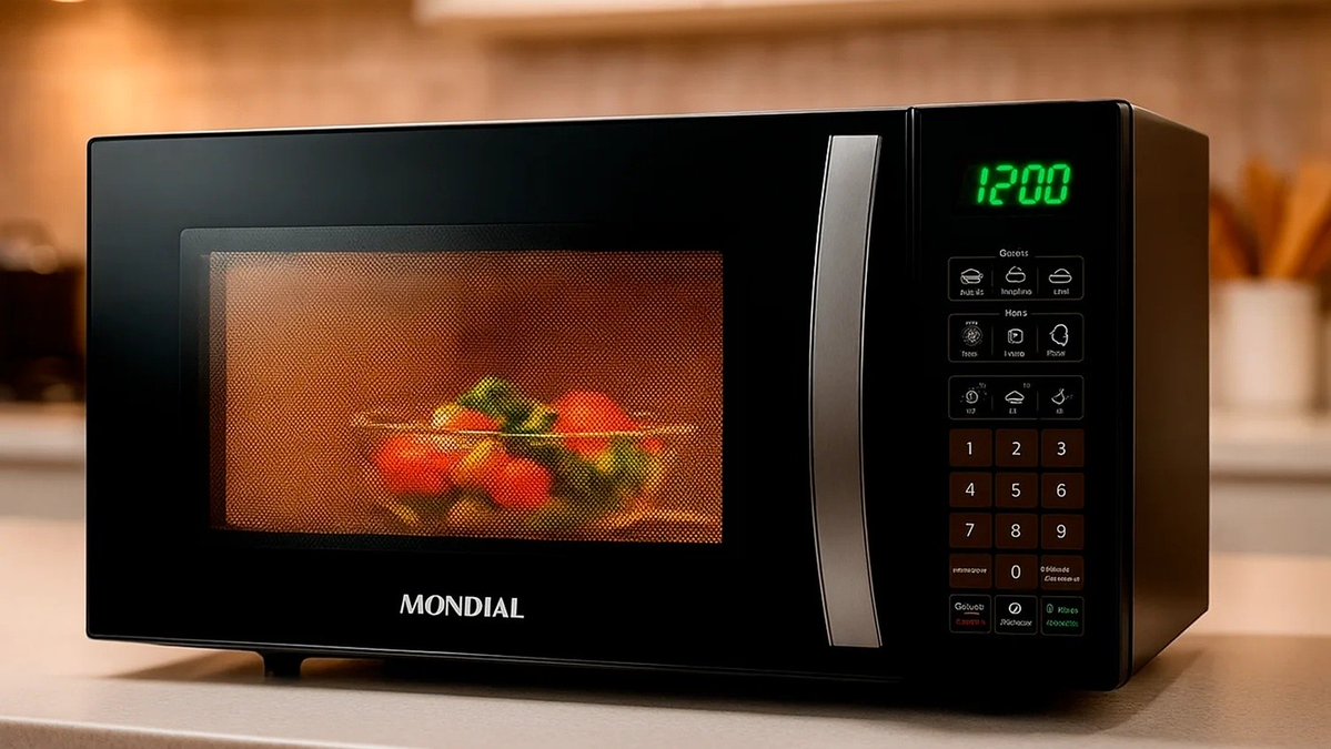 seletronic's tweet photo. 🔥 Micro-ondas Mondial 34 litros 1400W entra em oferta por R$ 540 no Mercado Livre

Modelo com alta potência, acabamento espelhado e 10 níveis de potência tem mais de R$ 220 de desconto https://t.co/xqnvQkNly8 https://t.co/IftMkQhMTq