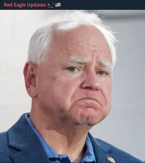RedEagleUpdates's tweet photo. 🚨BOOM:

Tim Walz demands Trump supporters respect him and stop calling him a retard.

Do you respect Tim Walz?

YES or NO? https://t.co/QaJ77e06uR