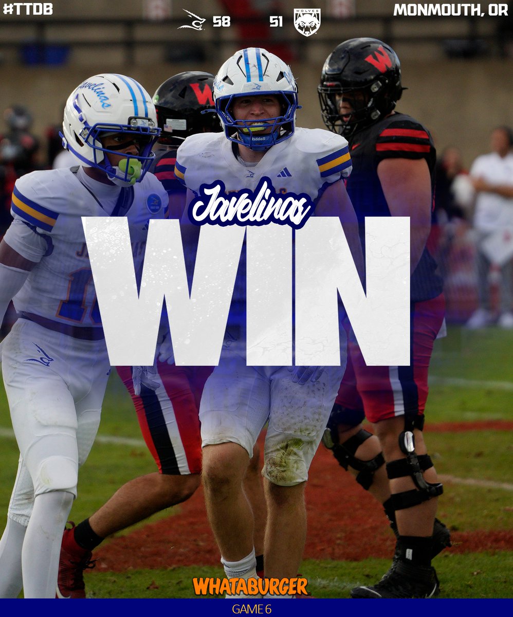 JavelinaFB's tweet photo. 4⃣ and 0⃣. JAVELINAS WIN!

#GoJavelinas #TTDB https://t.co/s2KLfRqLAe