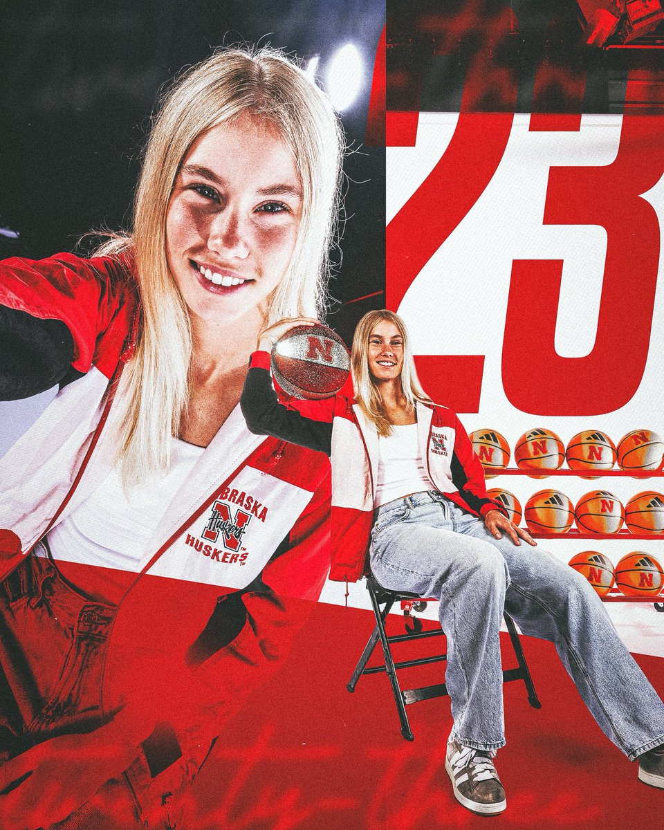 HuskerWBB's tweet photo. T-minus 2️⃣3️⃣ days https://t.co/JF51yGF1jz