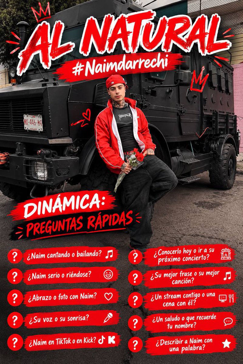 Naimcuentafan1's tweet photo. TENDENCIA ACTIVA 

AL NATURAL
#Naimdarrechi 

RESPONDE+ FRASE de Tendencia https://t.co/oqPOHnpjmB
