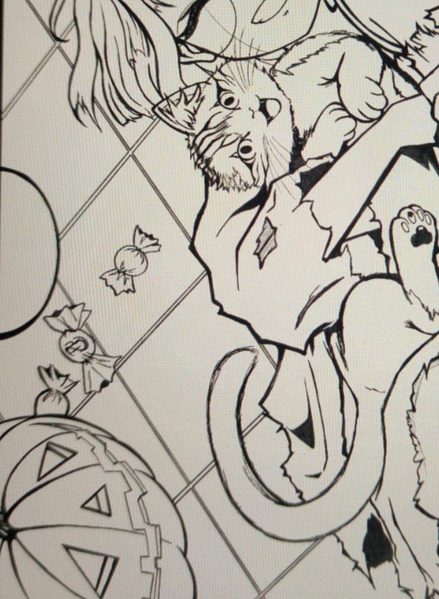 Ophuuchan's tweet photo. Working on my Halloween outfitzu https://t.co/BhVXHwoML0