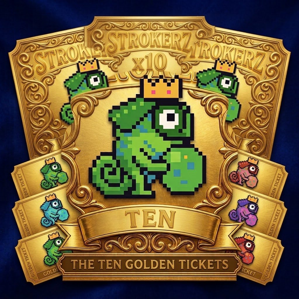 trenchstrokerz's tweet photo. Golden tickets unlocked 🎟️

Huge congrats to the Strokerz giveaway winners — your free Stroker/z is in your wallet.

Time to swim.
Play • Win • Fuse

@_ATAinc https://t.co/zop7R9uDJl