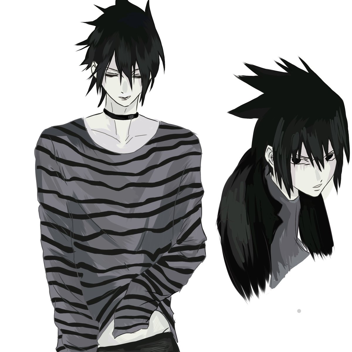 Dazaiosamu01mu's tweet photo. My drawing of sasuke
#moderntime
#sasuke #naruto #narutoshippuden 
#Anime #Drawing #Art https://t.co/SqwxPuZvtC