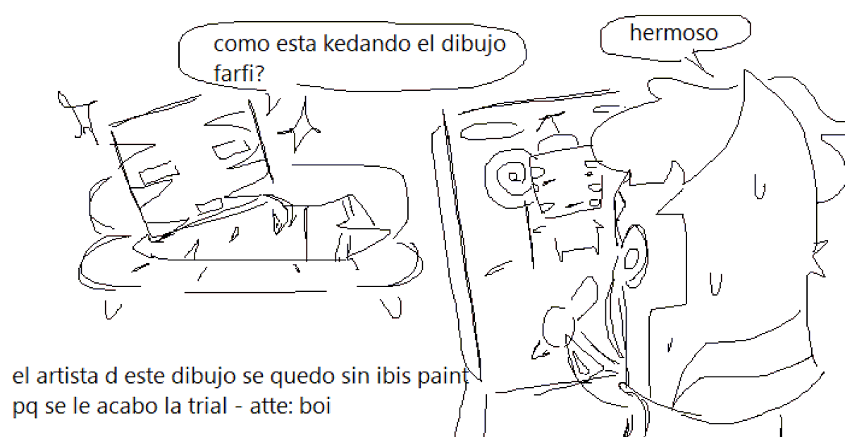 arepadox's tweet photo. farfarich aleatorio d calidad horripilante pq me se me acabo la trial d ibis paint https://t.co/dk0dEXT8Ug
