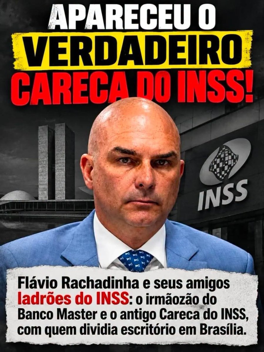 ccostamarisol's tweet photo. @folha #EXERCITODOLULACONTRACENSURA
SE FLAVIO GANHA VOCÊ PERDE

É ladrão, miliciano, mentiroso, covarde e agora descobrimos que é casado, sócio do Willier Tomaz (que eu saiba dividir conta só com conje) será que FLAVIO MUSSOLINI é o verdadeiro careca do INSS? https://t.co/A1iK3Qkqde