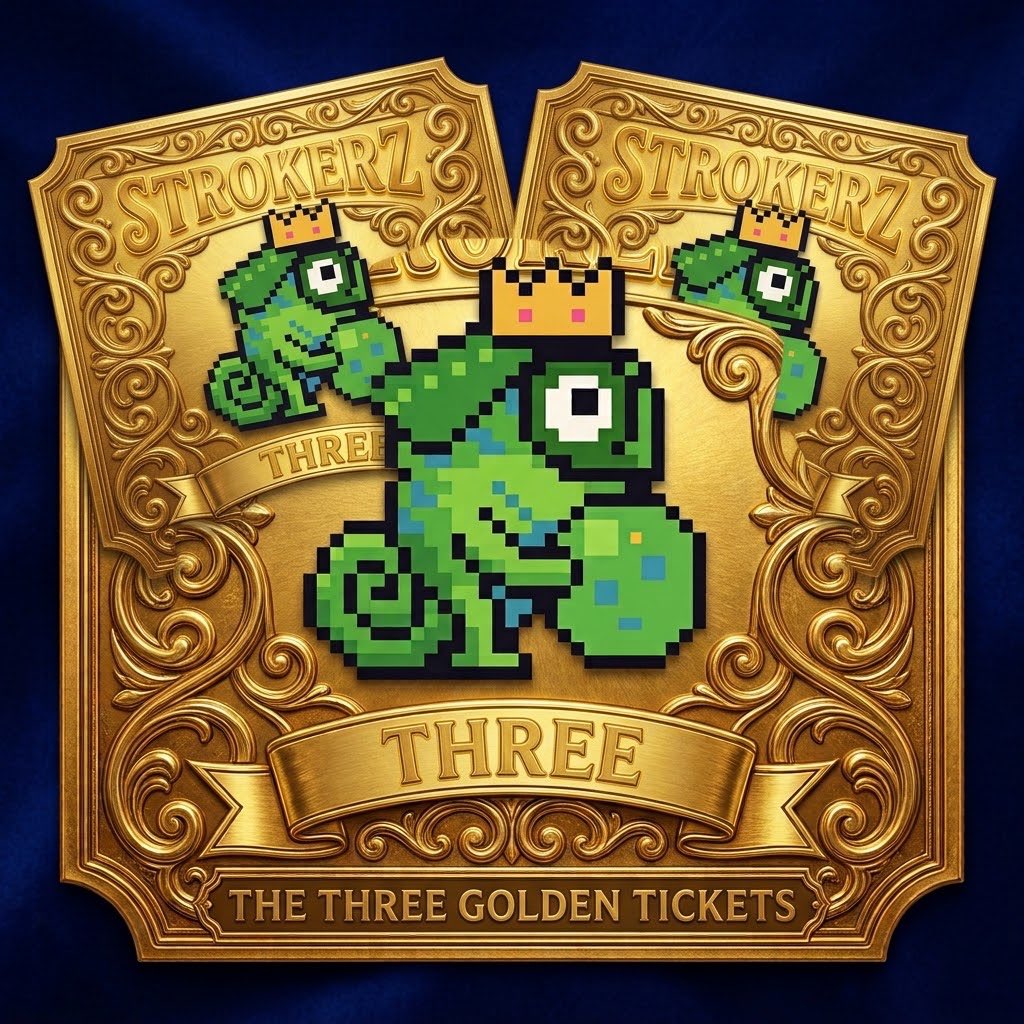 trenchstrokerz's tweet photo. Golden tickets unlocked 🎟️

Huge congrats to the Strokerz giveaway winners — your free Stroker/z is in your wallet.

Time to swim.
Play • Win • Fuse

@subterranean_1 https://t.co/ZGsLpFs0U6