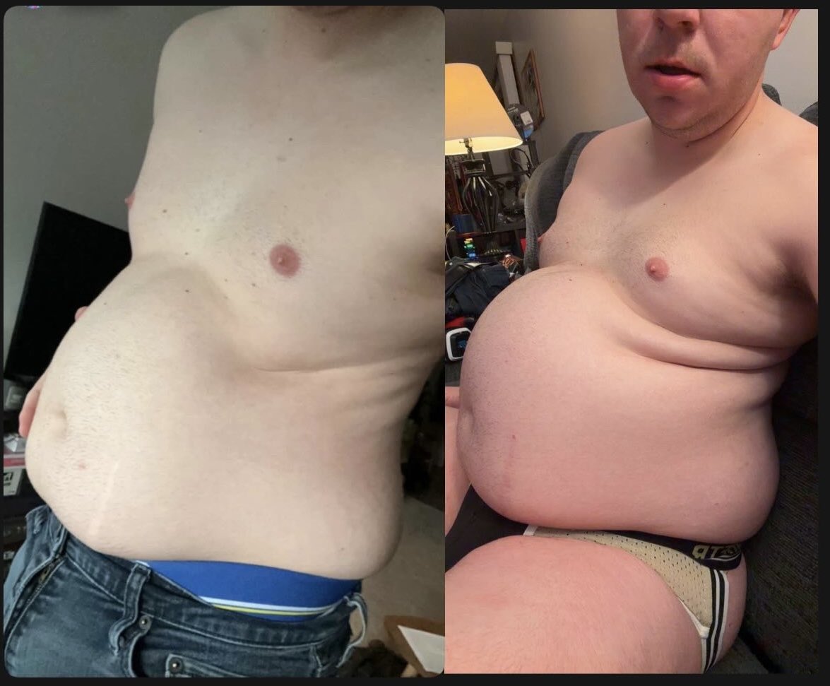 Pup2pig95's tweet photo. 3 years and about 50lbs difference. Let’s keep the gains coming https://t.co/EuL5Y3mdO3