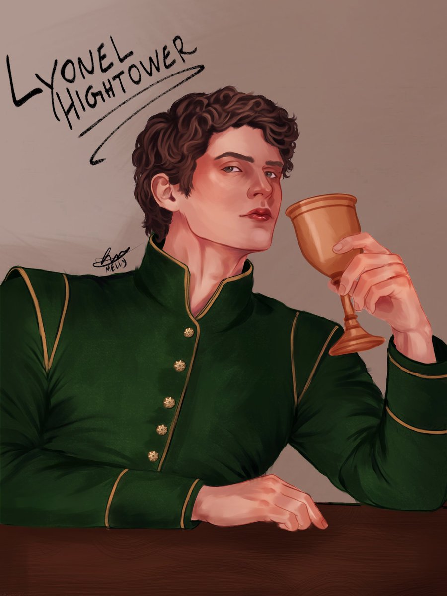 Jeon4Grace's tweet photo. Lyonel Hightower, o herdeiro de Oldtown 

O primogênito de Lorde Ormund está longe de ser o favorito, mas ainda consegue ser igualzinho ao pai

Próxima fanart será da Bethany 🙏 https://t.co/b6vzdXcknC