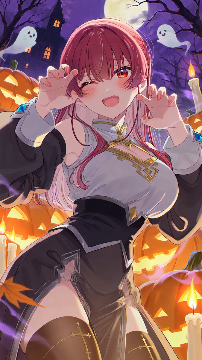 shi_ro__ko's tweet photo. はろうぃんマリン🎃🏴‍☠️

お菓子くれなきゃイタズラしちゃうぞっ❤️ https://t.co/AykGgz8Lsn
