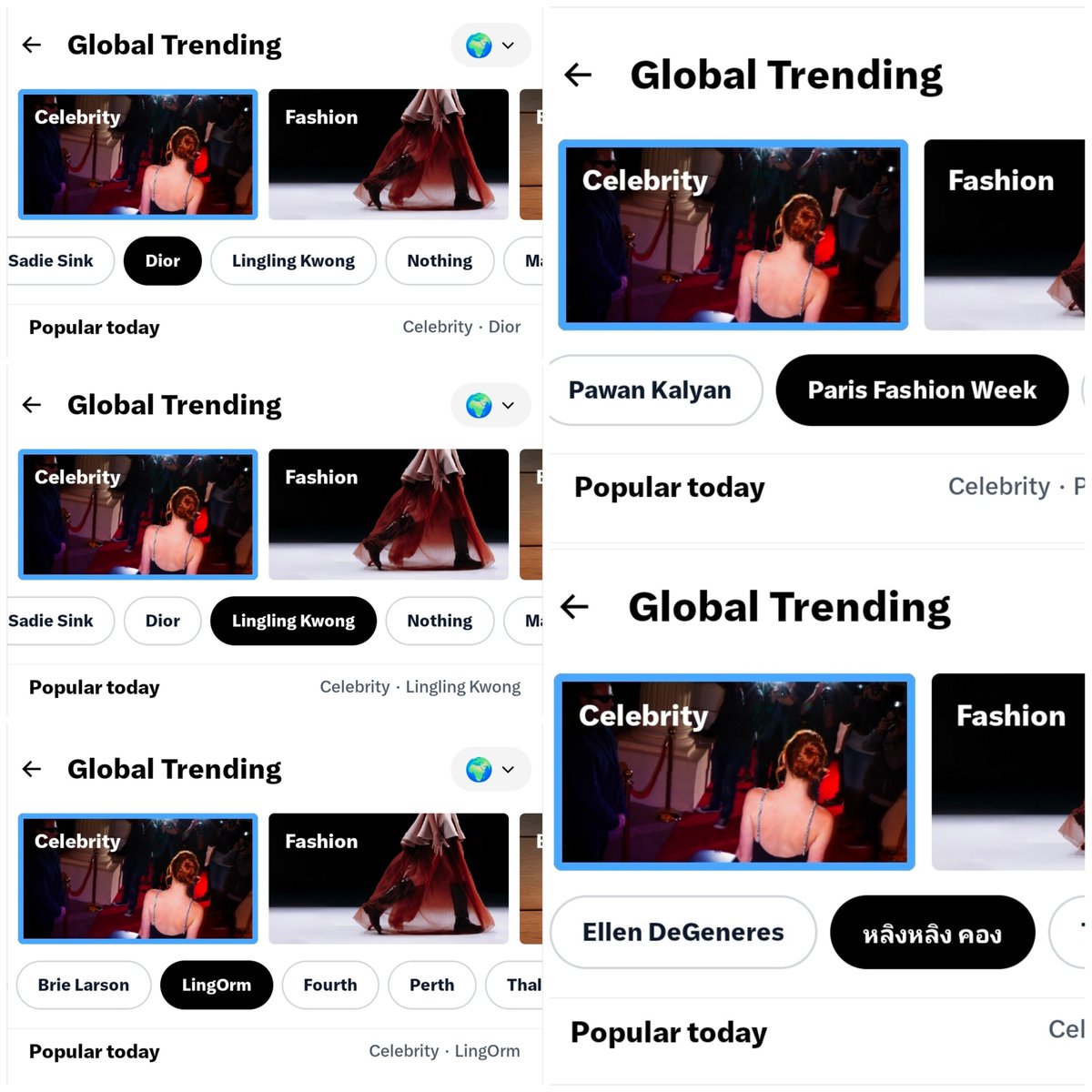TrendLingTH's tweet photo. Good morning🌞เช้าวันหยุดสุดสดใสที่มาพร้อมรอยยิ้มแรกของวันนะคะ🥰

Global Trending 🌎

• Celebrity
• Fashion

#LinglingKwong @linglingsirilak
#Dior @Dior #DiorSummer27 
#PFW #หลิงหลิงคอง‌ https://t.co/SXTpJ42aTi