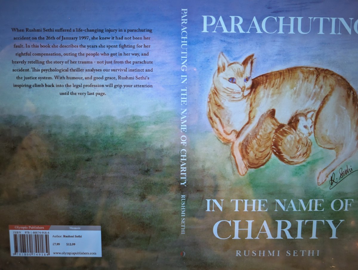 RushmiSethi's tweet photo. I❤️❤️❤️@DirectorWray @DLA_Piper @Shoosmiths @PoliceNat30 My third book Parachuting in the name of Charity Trilogy fills in the missing jigsaw pieces of Daniel Kinahan and MuirisL KGB and RJN case.  This will go on the front cover of my fast hand-painted Gouache and watercolour painting similar to my other painting on zero tablet. I have never let you down and I was one hundred percent sure that the money that @FBI traced in àround 2008 from Martine Vik Magnussen £2 million bank account moved to MuirisL and then moved to DanK because of the sale of ammunition silencer pistol guns for their scheduled hijacked cocaine aeroplanes in all their usual places: New York USA, Miami USA, Los Angeles California USA flights to Northampton and Dubai Airport to London Heathrow or Bristol or Manchester or Edinburgh or Cardiff Airport or a few Paris to LHR or South of France that landed at Stansted Airport UK. 
Olympia Publishers | Parachuting in the Name of Charity Sequel Second book by Rushmi Sethi https://t.co/dWAeONiOQI