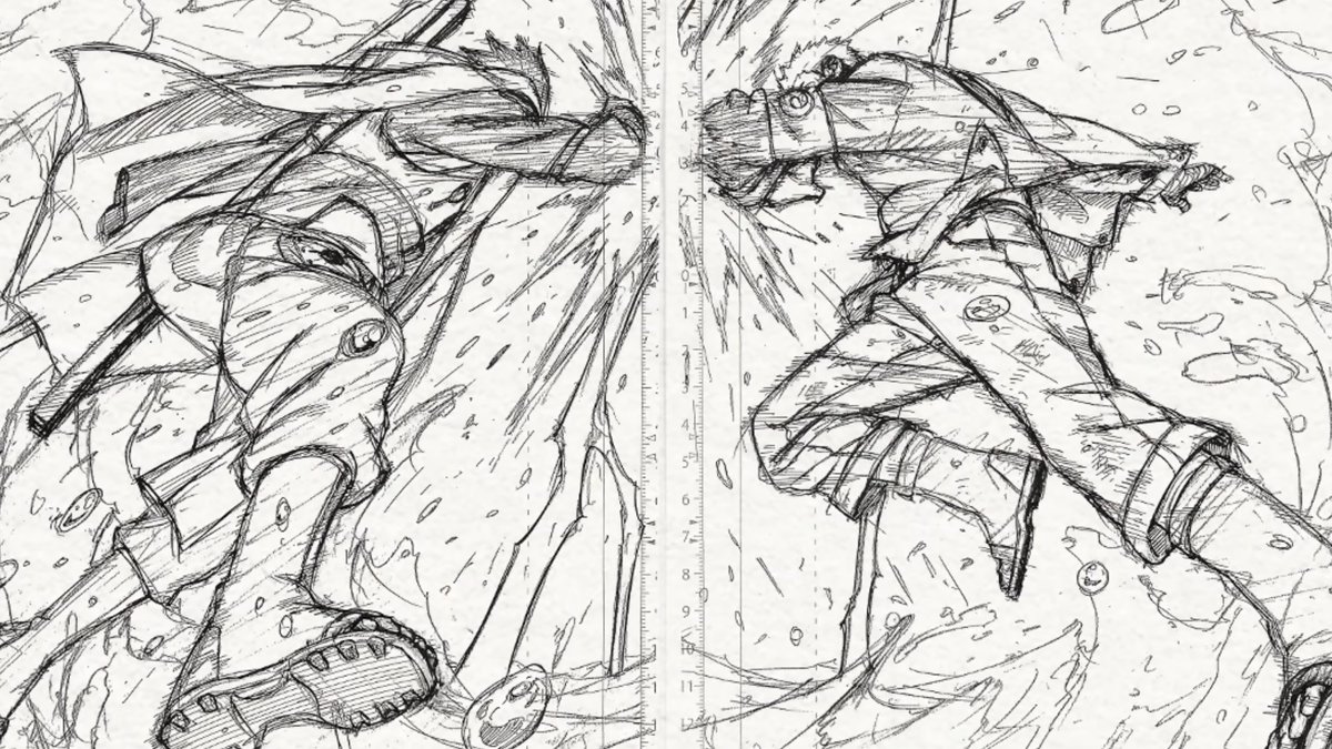 PokerutoNaruto's tweet photo. 岸影様のNARUTO新作漫画、まーたナルトとサスケが激突してるから一瞬ナルストのスペシャルストーリーのコミカライズ化と思ってしまった。内容がスゲー気になるわ
#NARUTO https://t.co/8c4CoW06LM