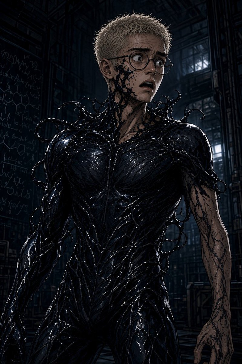 magaizationrp's tweet photo. The pill continues to infect everywhere around it... even symbiotes carry it around now https://t.co/FD5AlcQK5F