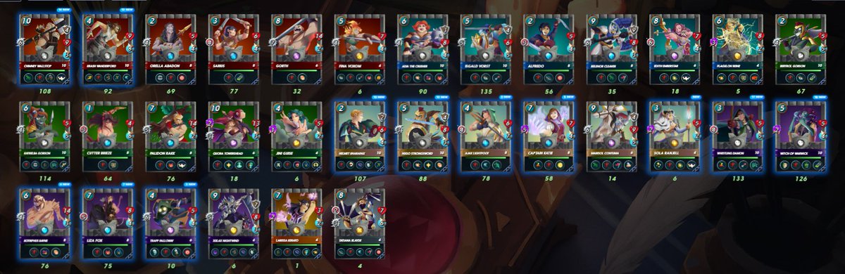 R82Steve's tweet photo. Ya still playing #splinterlands and at last I maxed out the Gladiator set while listen to some Splintervibes let's keep going guys. https://t.co/WO62xjT4nz