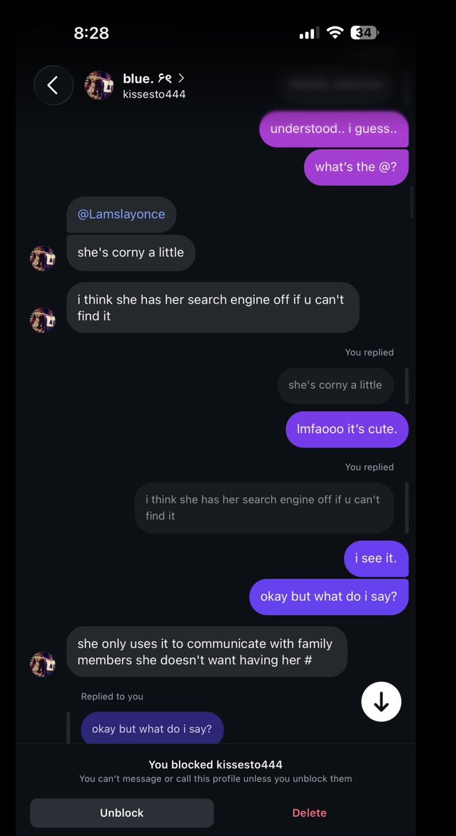 iirunnlaa's tweet photo. Since we’re playing that game, here is “Blue Ivy” confirming that user Iamslayonce is indeed her mother. This is supposed to be the real Blue Ivy Carter, right? Explain this. Why would she say a catfish account is her mother? https://t.co/ASB3ZlodaB