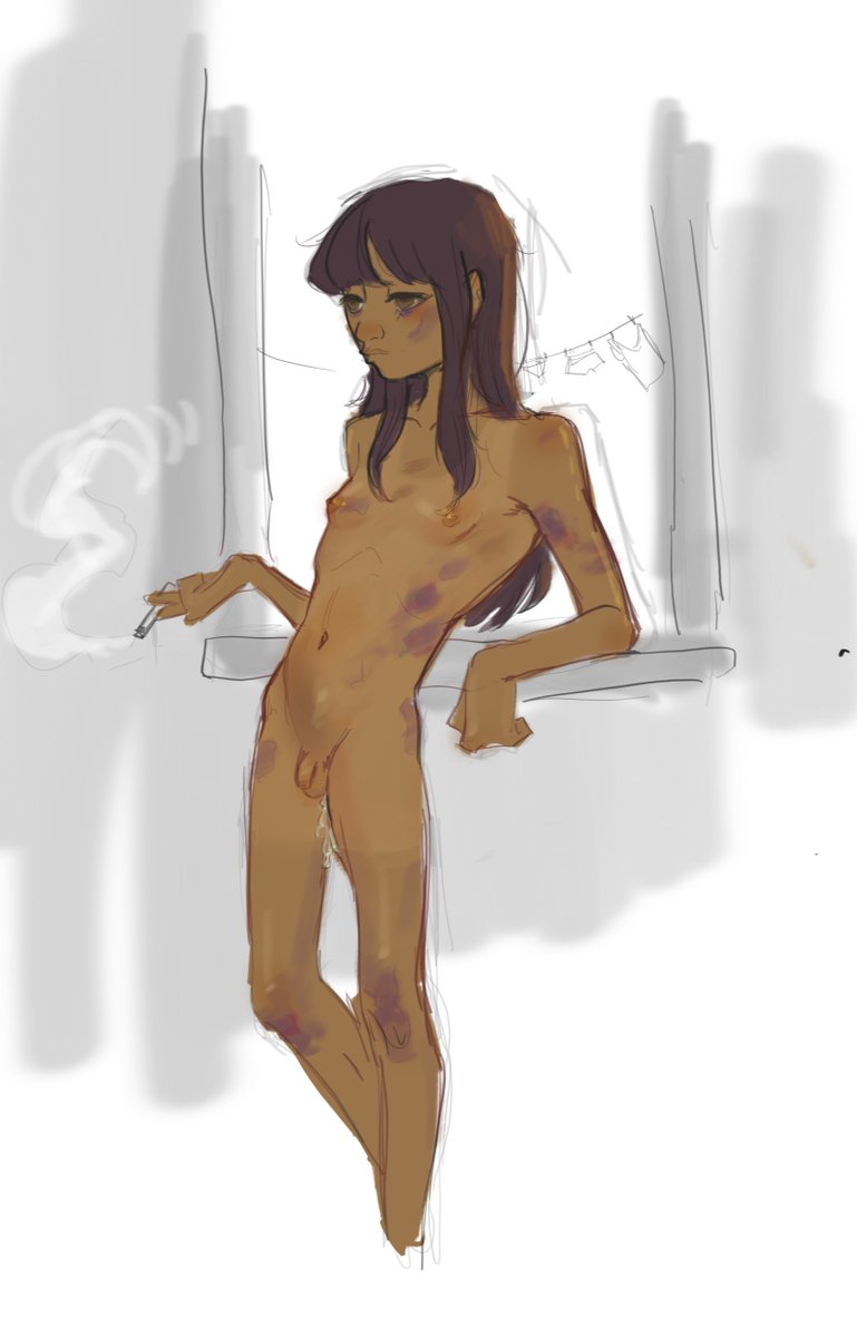 sharkk_lee's tweet photo. laundry day. someone made dad angry. #miguel #shota #oc https://t.co/zh27YTWup7